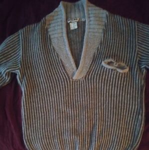 Nani Bon Italian Sweater V-Neck Shawl Collar Neiman Marcus Vintage
